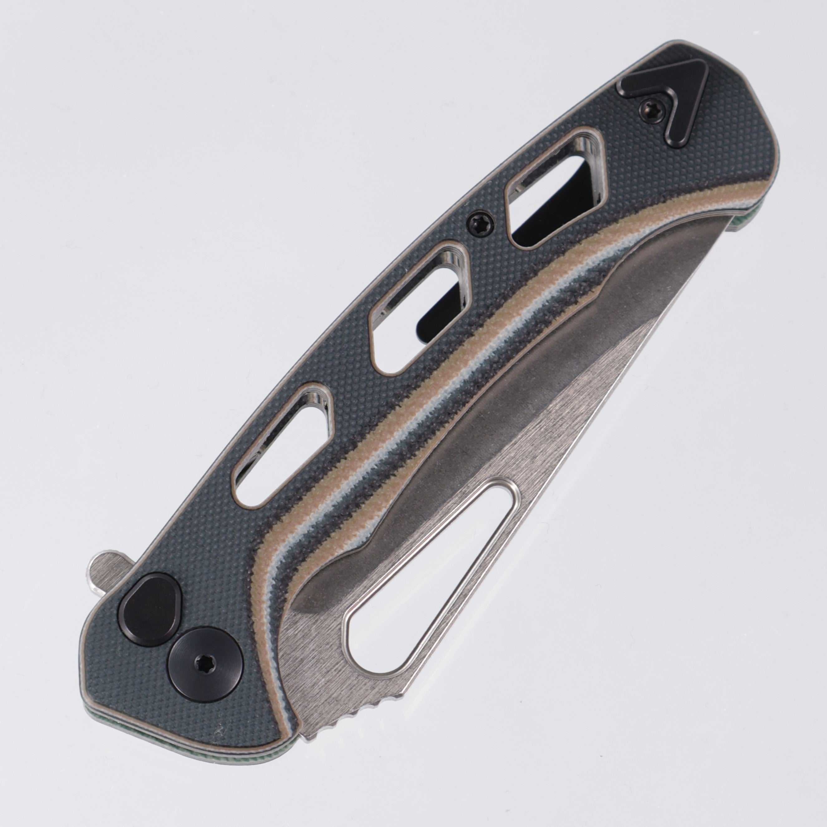 Dead Reckon Ridgeback Vertebrae - Flipper - MultiCamo G10 - Magnacut Clip Point - RB-3545-21