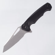 Dead Reckon Ridgeback Integral - Reverse Tanto, S45VN Stonewash - Black Milled Aluminum - RB-4422-17 DRK
