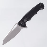 Dead Reckon Ridgeback Integral - Reverse Tanto, Magnacut Stonewash - Black Milled Aluminum - RB-4522-17 DRK