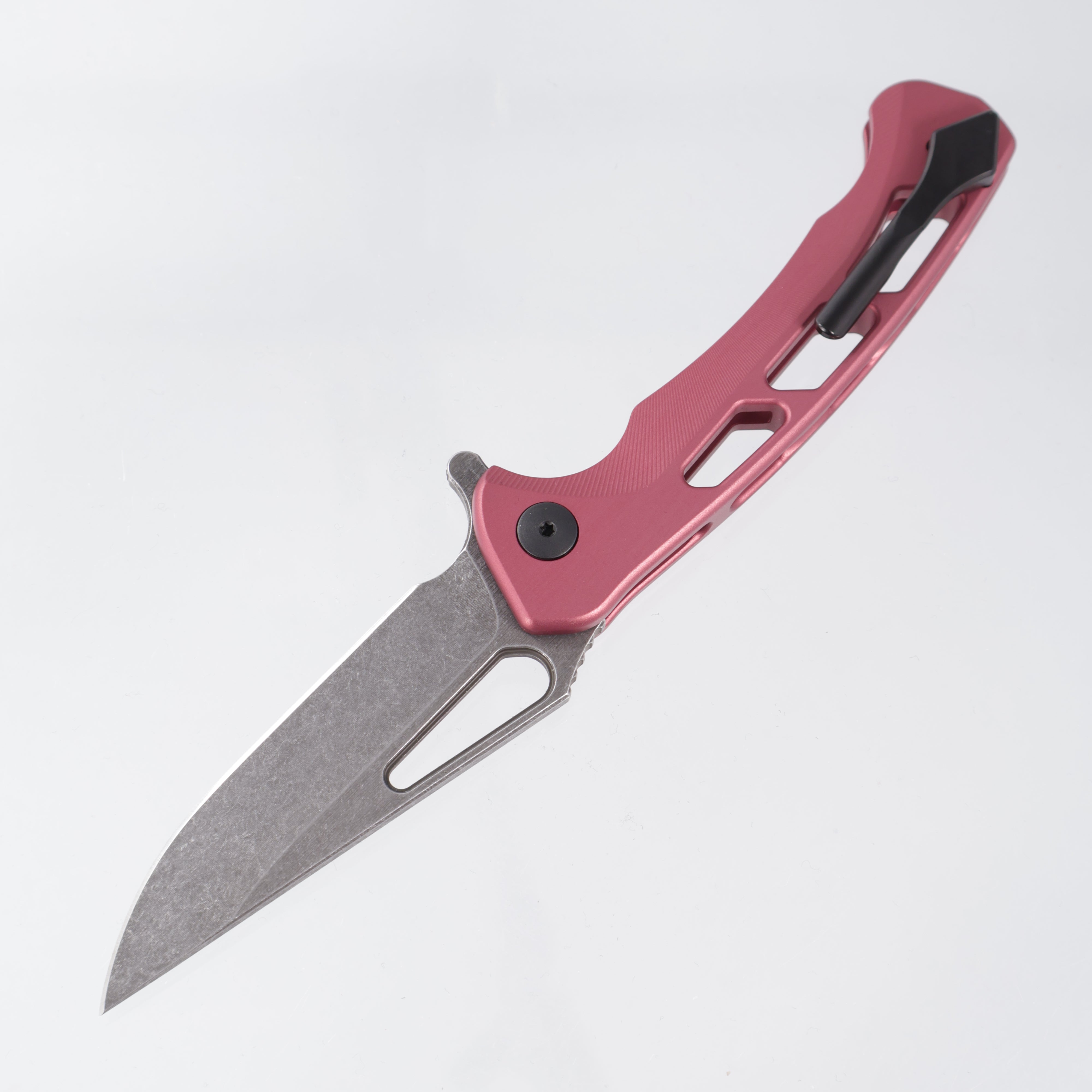 Dead Reckon Ridgeback Vertebrae Integral New Sexy - Light Red Aluminum - Dark Stonewash S45VN - RB-3462-67
