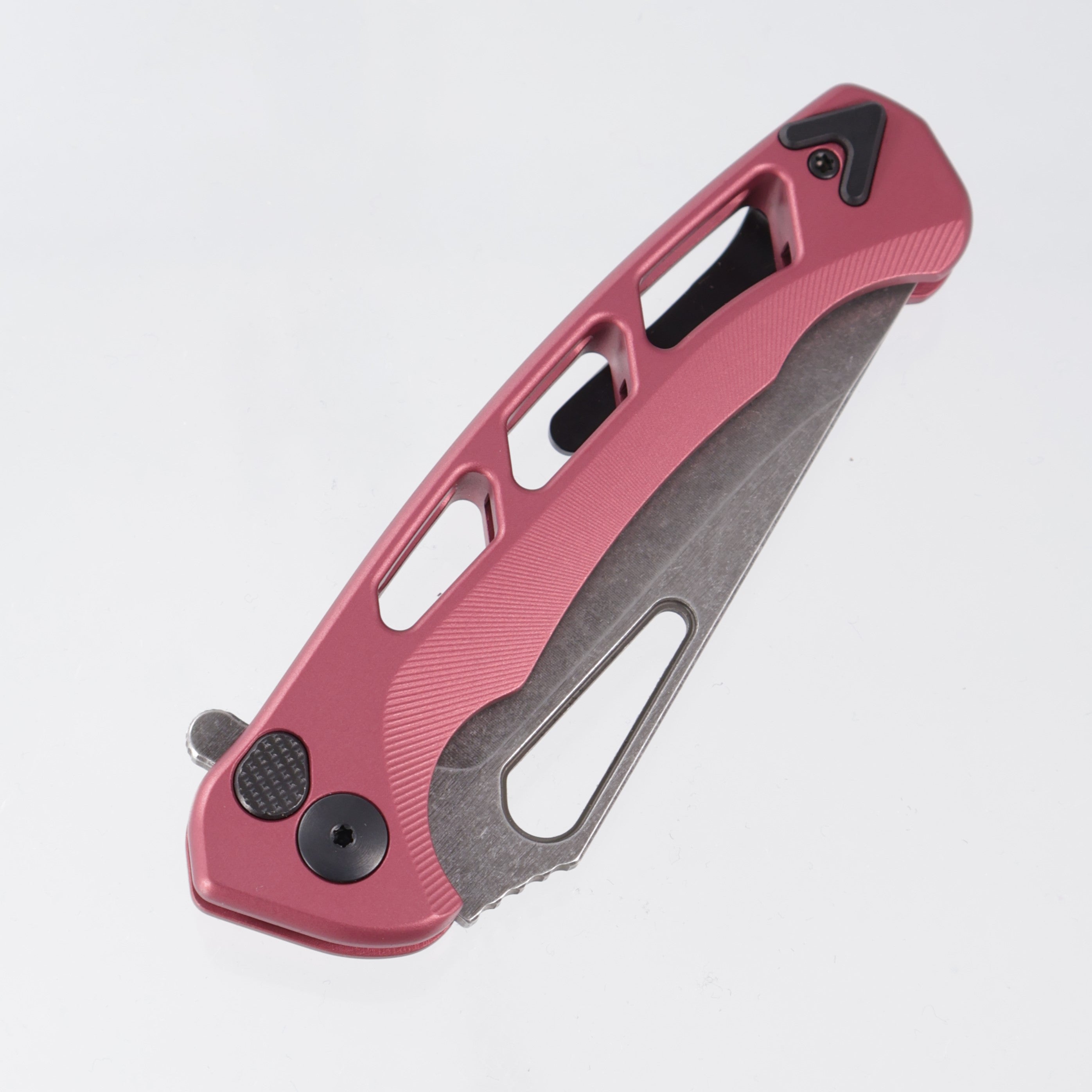Dead Reckon Ridgeback Vertebrae Integral New Sexy - Light Red Aluminum - Dark Stonewash S45VN - RB-3462-67