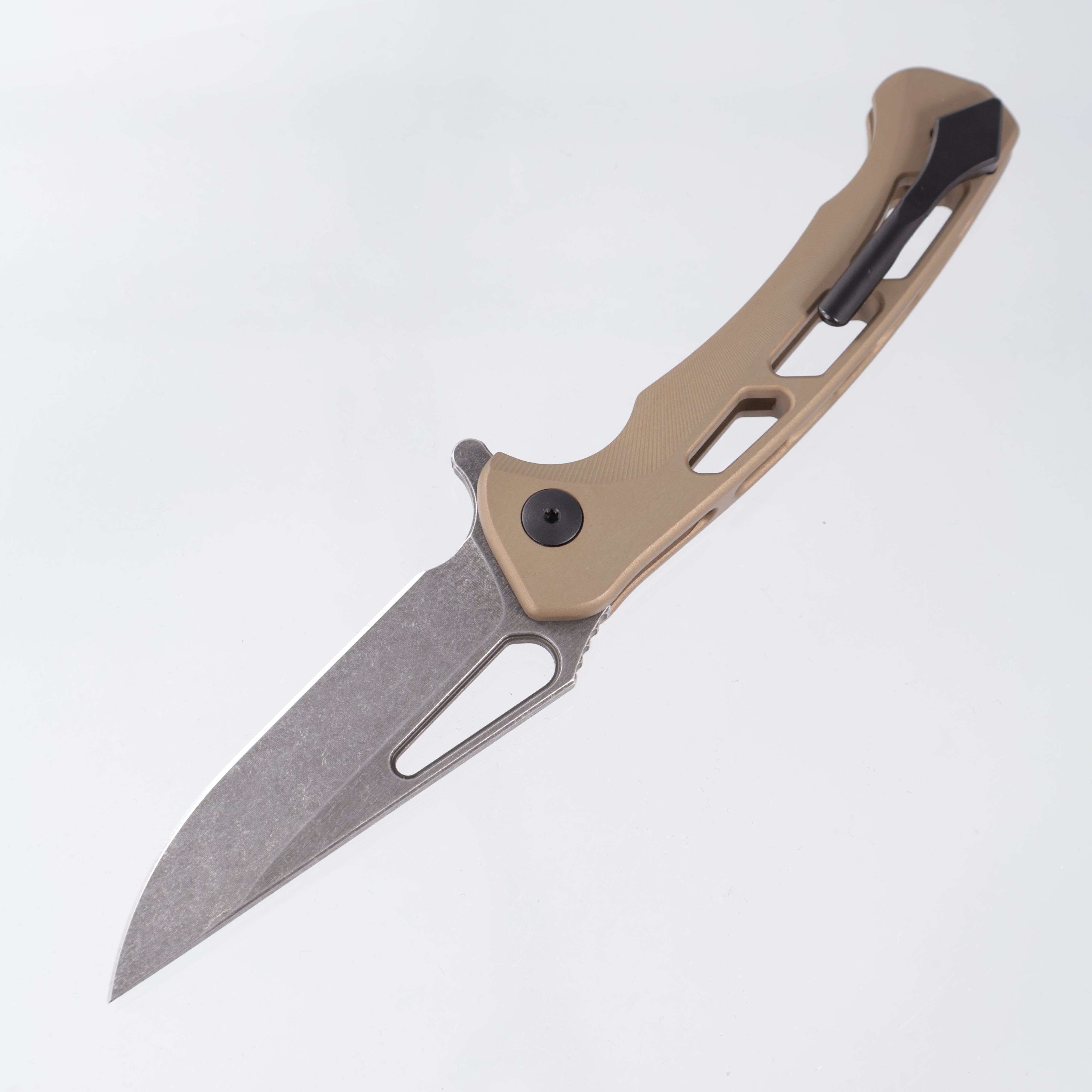 Dead Reckon Ridgeback Vertebrae Integral New Sexy - FDE Aluminum - Dark Stonewash S45VN - RB-3462-67