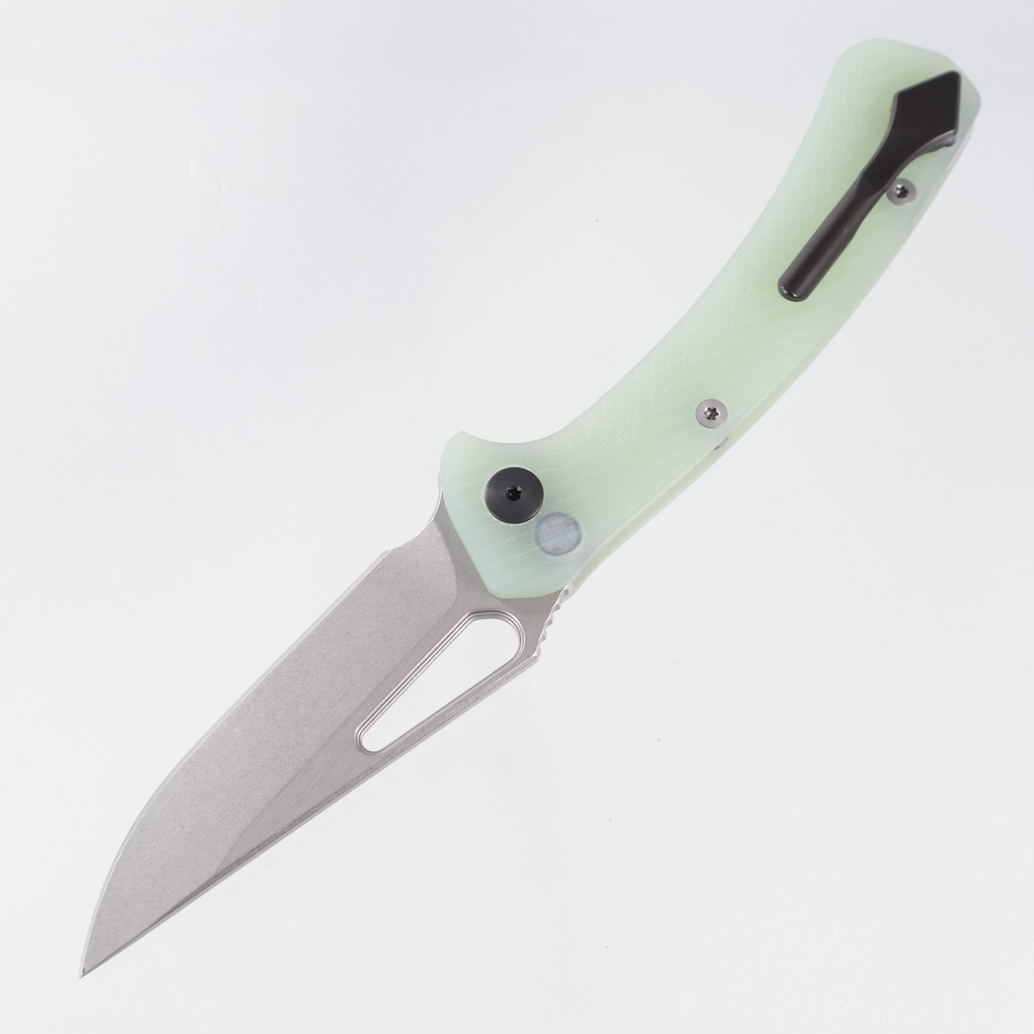 Dead Reckon Ridgeback Slab Scale New Sexy - Jade G10 w/ Silver Anchor - Glassblast Magnacut *Generic Box*