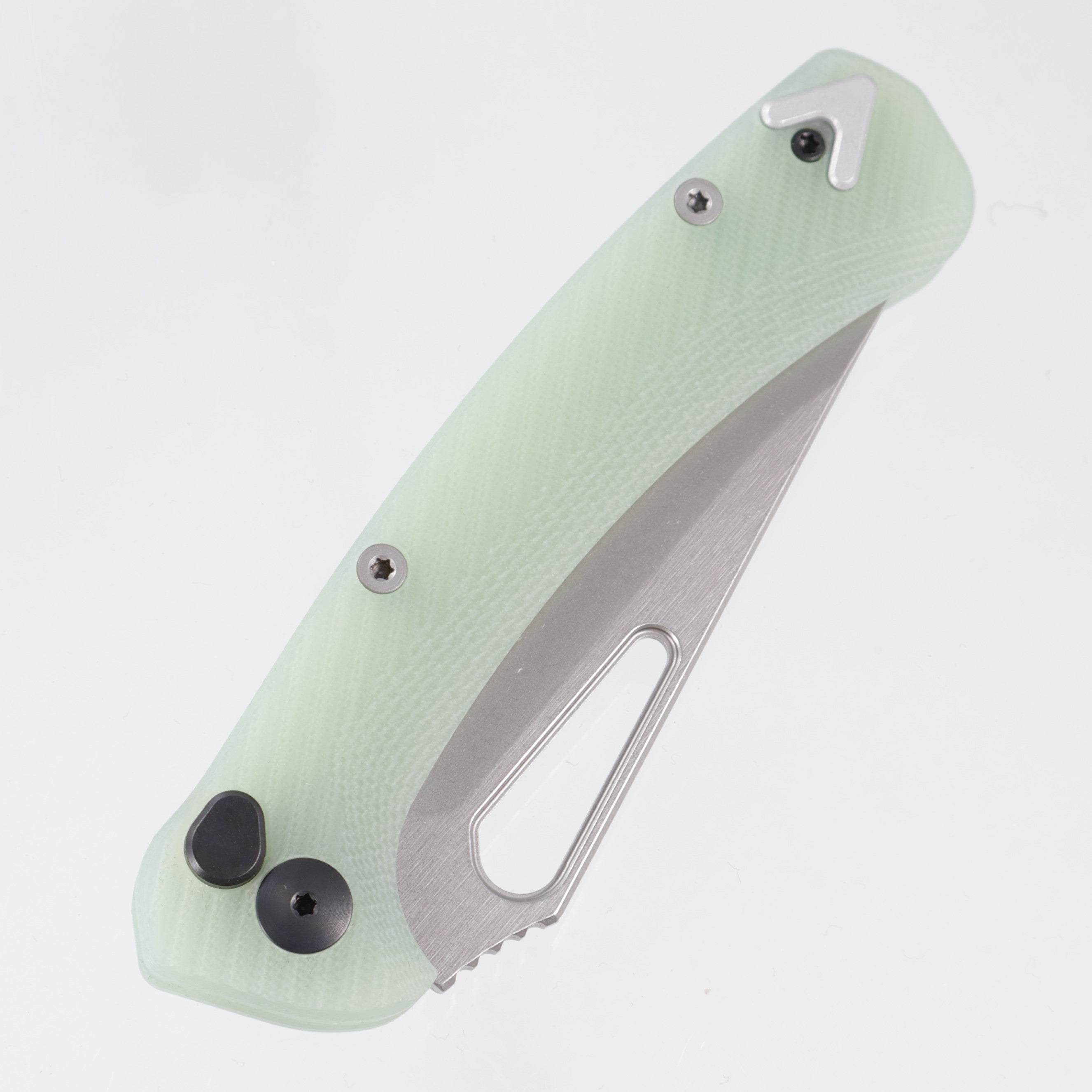 Dead Reckon Ridgeback Slab Scale New Sexy - Jade G10 w/ Silver Anchor - Glassblast Magnacut *Generic Box*