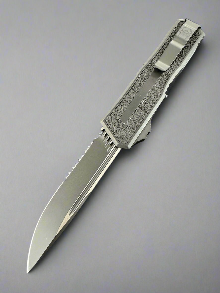 Microtech Scarab 2 Gen 3 - Tactical S/E Partial Serrated - Scarab II Gen III - 1278-2 T