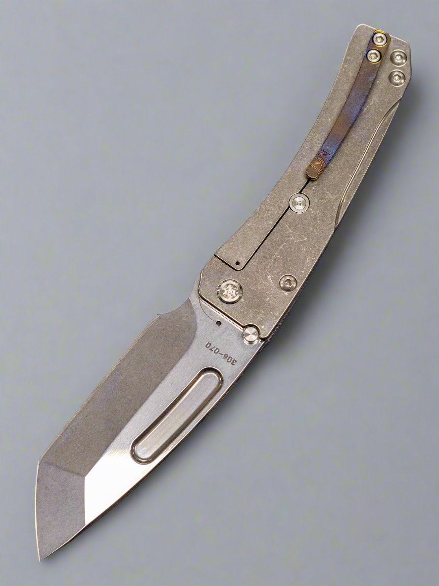 Medford Slim Midi - Flamed Ti (3.6" S45VN Tumbled) MD201STT03TM