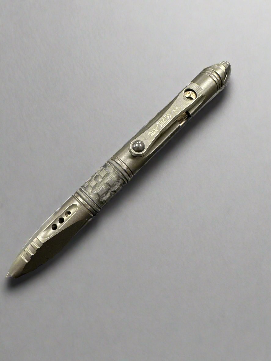 Microtech Kyroh Mini Pen Shot Peened 403M-TI-SPTRI