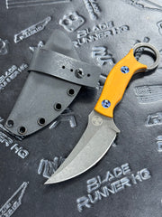 McCoy BladeWorks Cyrax Fixed Karambit S35vn Westinghouse Micarta