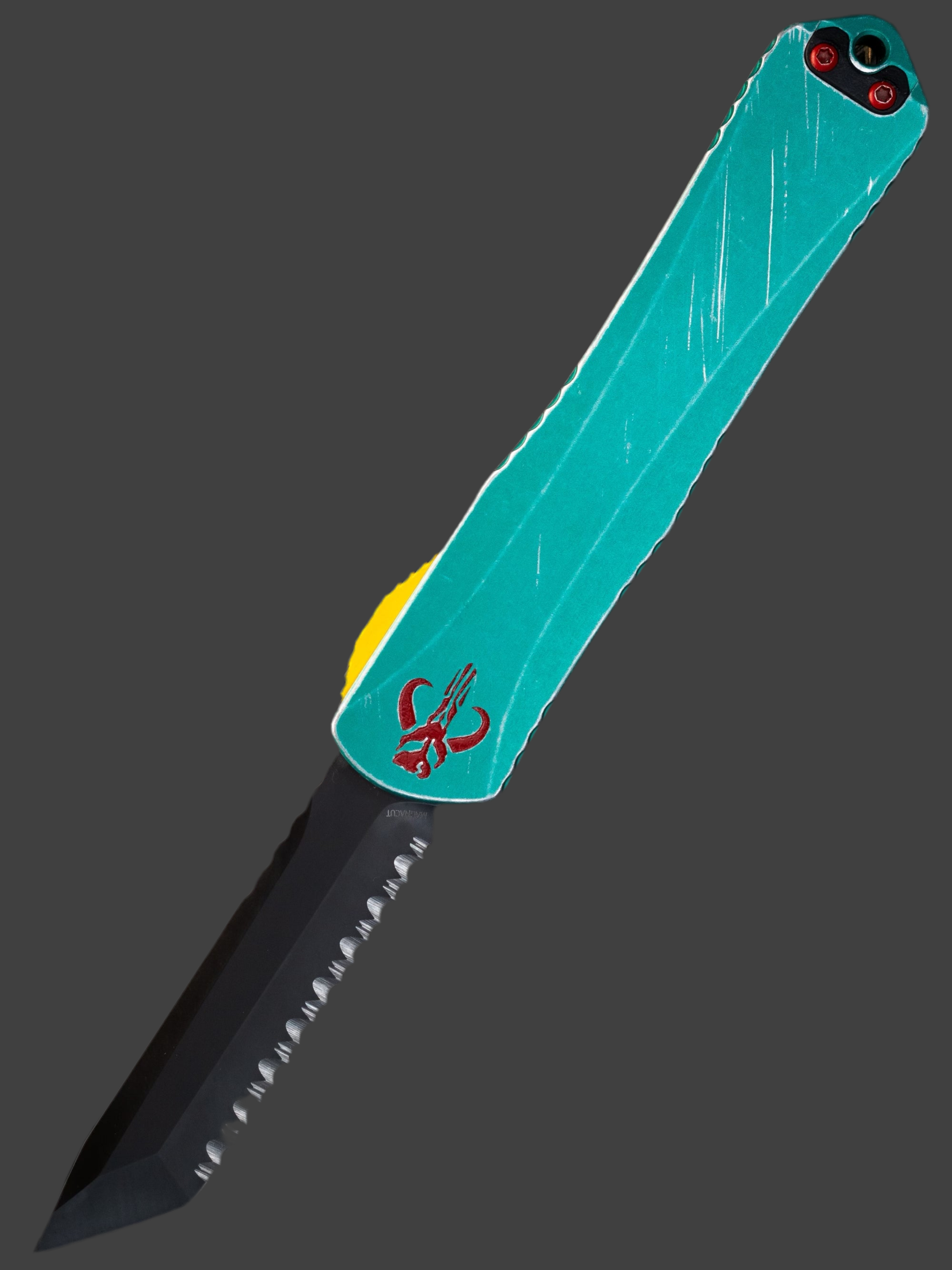 Heretic Knives Manticore X TANTO Bounty Hunter FULL SERRATED DLC H031-6C-BOUNTY