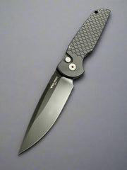 Pro-Tech TR-3 X1 Black “Fish Scale” Handle & Black MagnaCut Blade TR-3 X1 MC