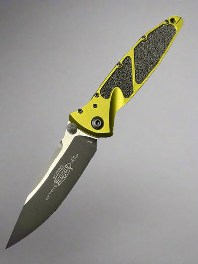 MICROTECH 160-1 OD OD GREEN SOCOM ELITE S/E FOLDER KNIFE, BLACK BLADE