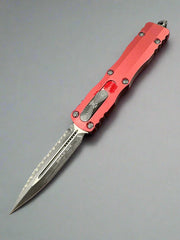Microtech Dirac D/E Full Serrated & Merlot 225-3MR