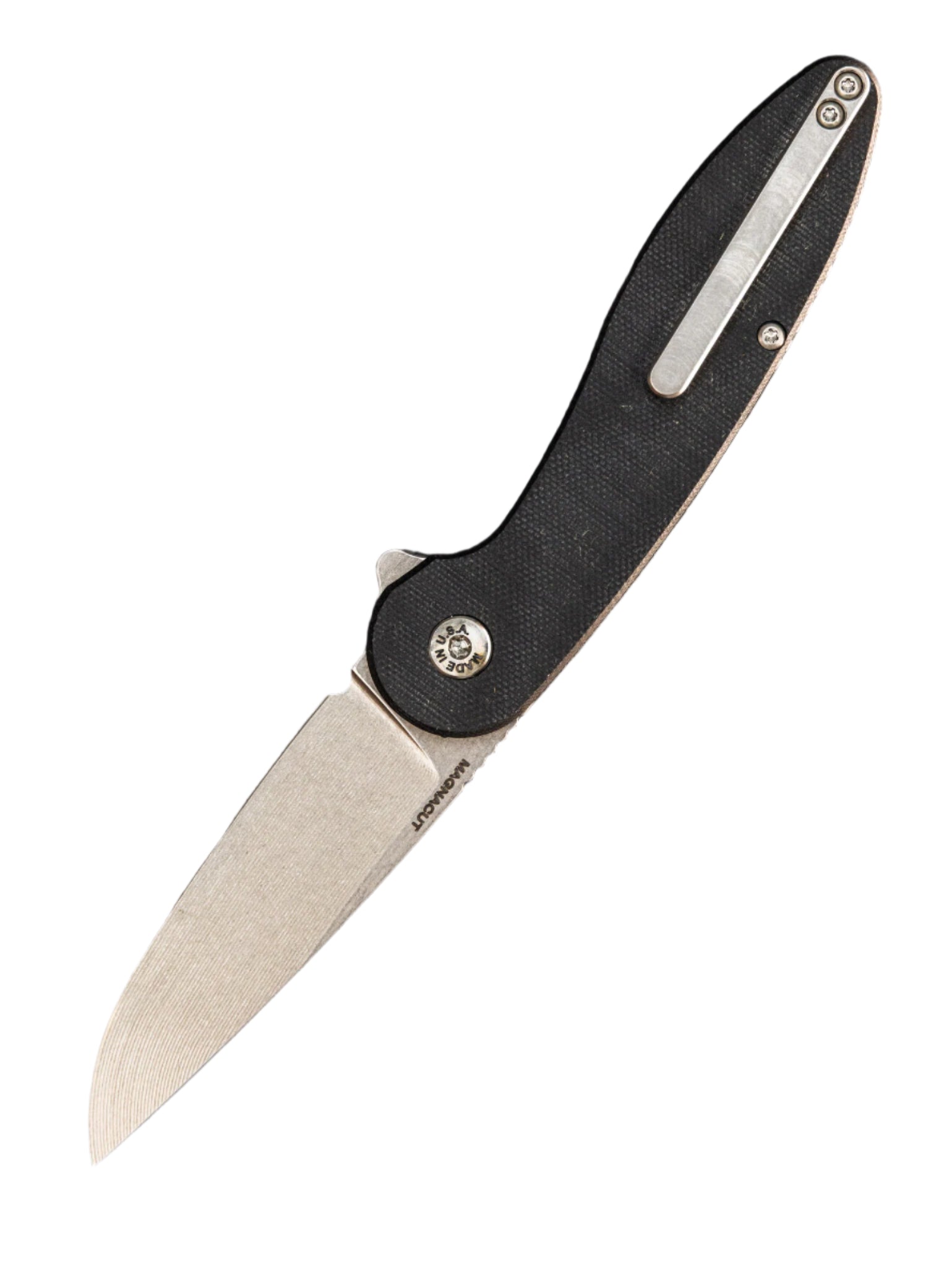 ABW MODEL 1 V6 DROP POINT BLADE MAGNACUT G10