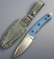 FOBOS Fixed Cacula - Blue & Black G-10 w Sheath S35vn