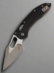 Microtech 169RL-10APFLGTBK Stitch S/E Ram-Lok - Black Fluted G-10 - Apocalyptic Blade