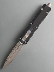 Microtech Dirac Delta D/E Full Serrated Apocalyptic 227-12AP *