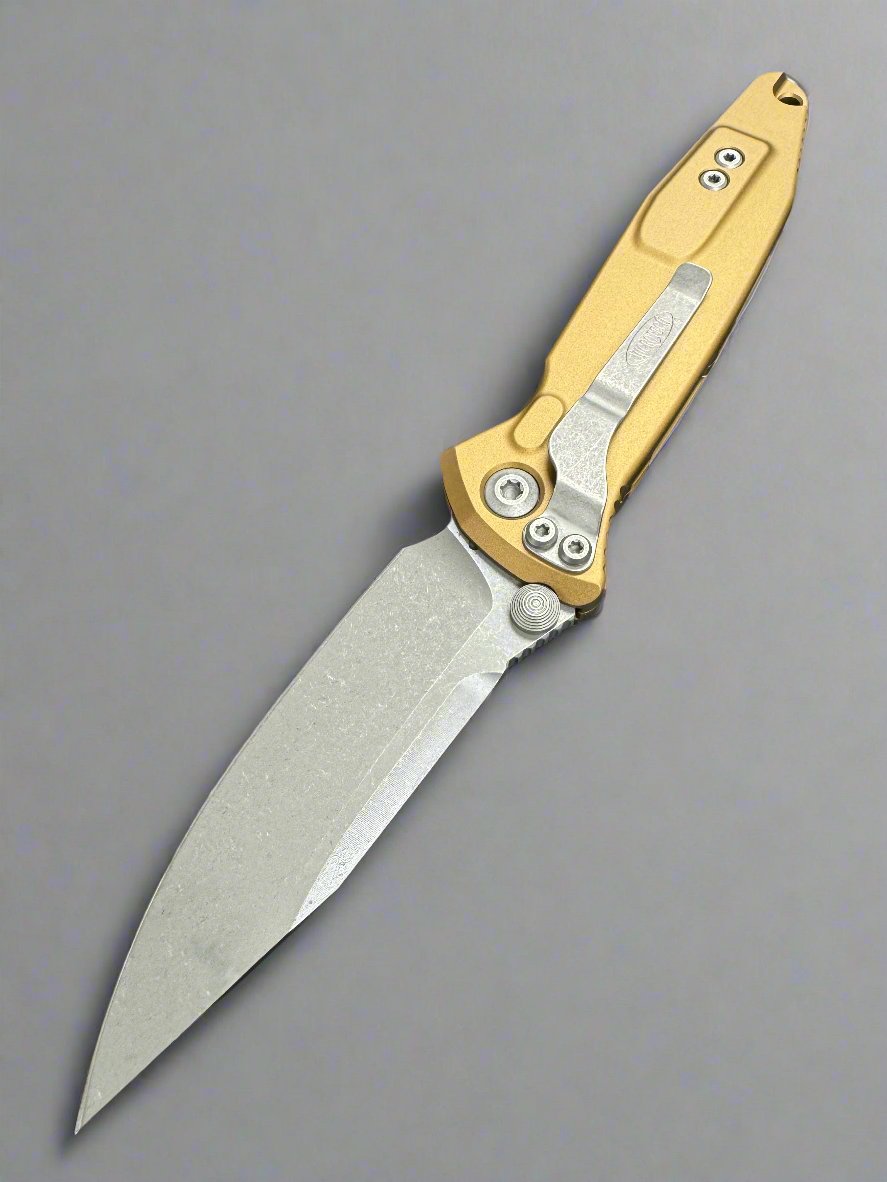 Microtech Socom Elite S/E Manual Tan Apocalyptic Standard 160-10 APTA