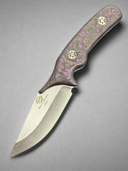 Beans Blades Fixed Javelin M390 Fat Carbon Purple Haze