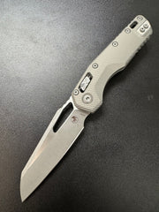 Microtech Knives MSI RAM LOK Fluted Natural Clear Apocalyptic Standard M390MK 210-10 APFLNC