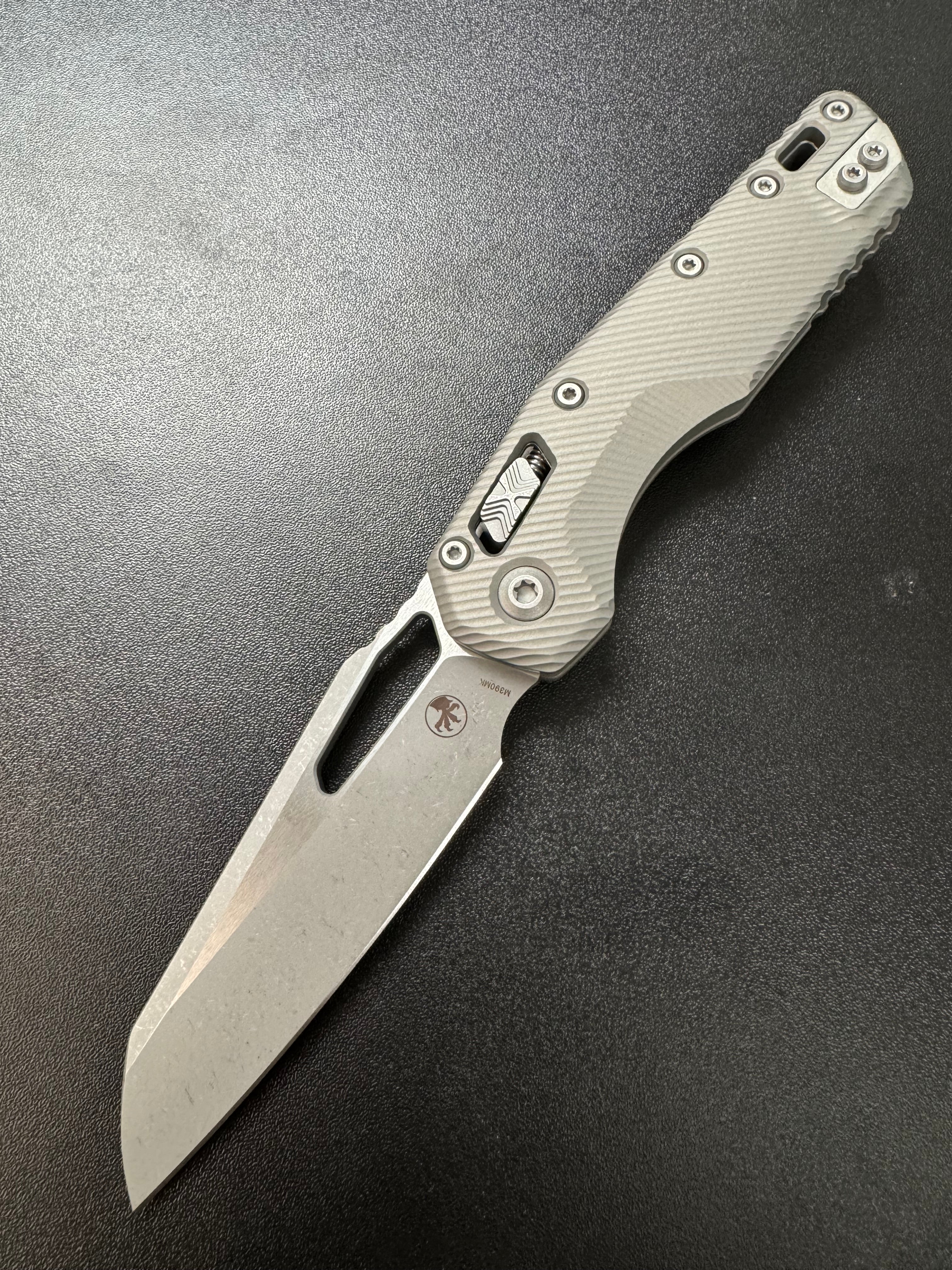 Microtech Knives MSI RAM LOK Fluted Natural Clear Apocalyptic Standard M390MK 210-10 APFLNC