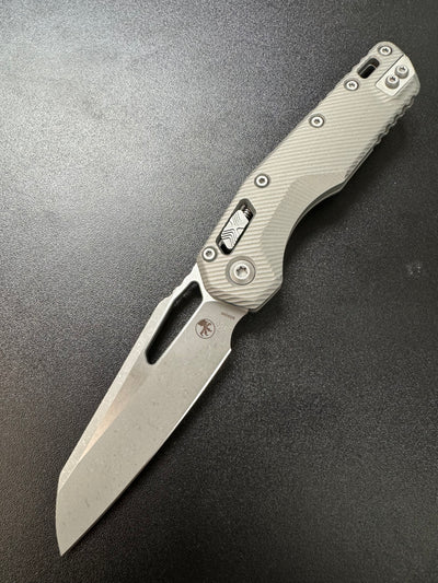 Microtech Knives MSI RAM LOK Fluted Natural Clear Apocalyptic Standard M390MK 210-10 APFLNC