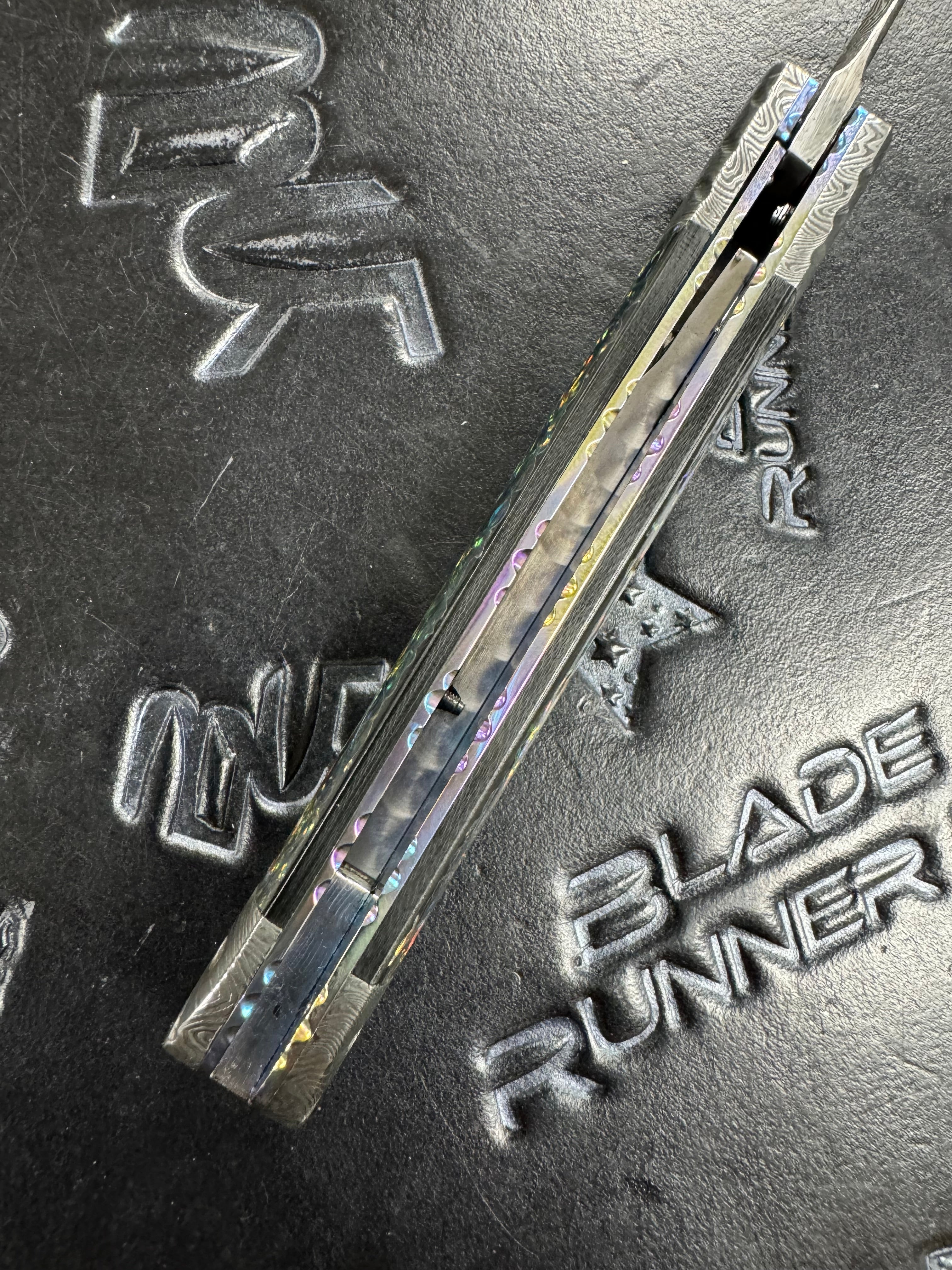 Valloton, Brandon - “The Fitz” Timber Tiger Forge “Explosion” Blade Dichrolam “DragonBurl” Handle D/A Custom