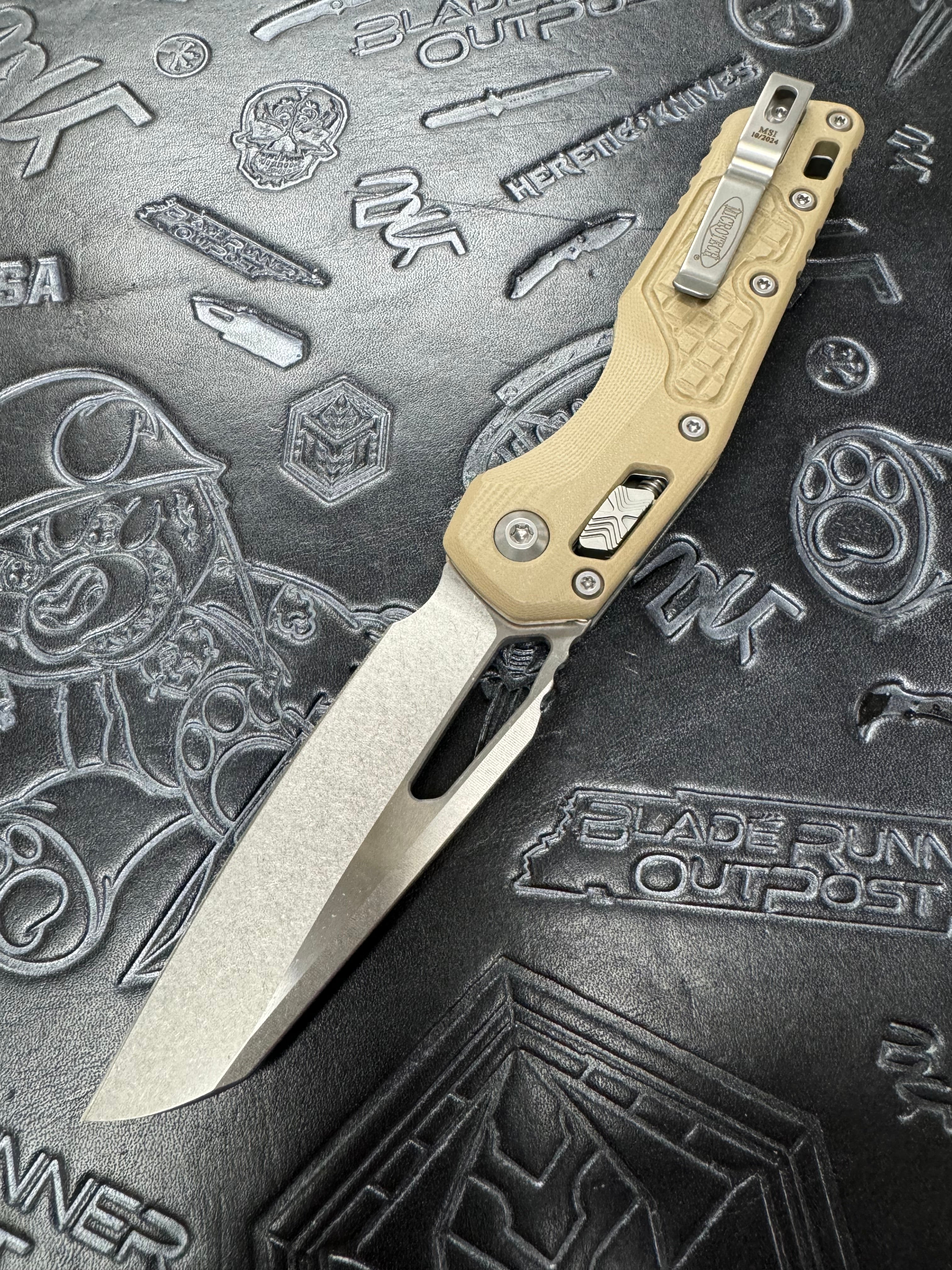 Microtech Knives MSI RAM LOK Frag Tan G-10 & M390MK 210-10 FRGTTA