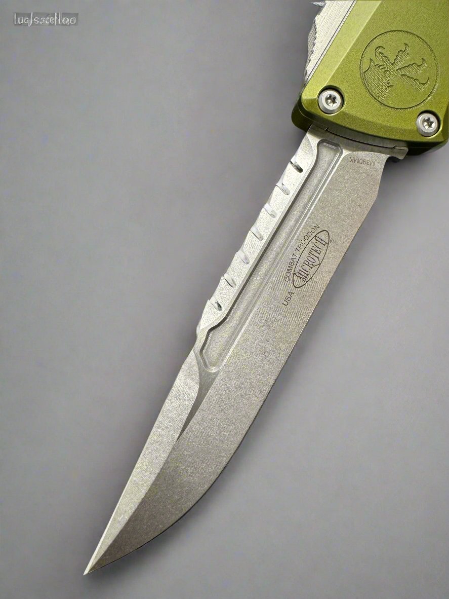 Microtech Combat Troodon Interceptor Gen III Signature Series OD Green Stonewash 1217-10 ODS