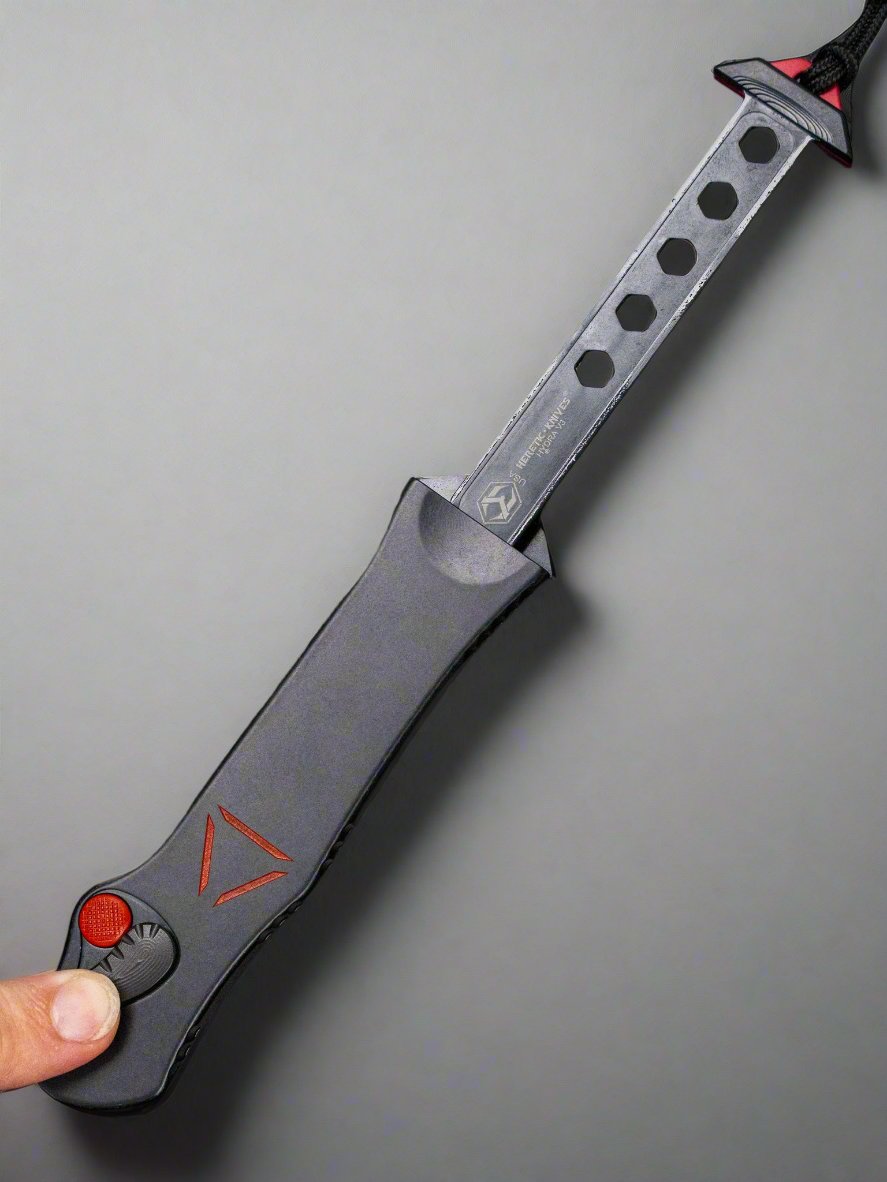 Heretic Hydra V3 Predator w/ Two Tone Tanto MagnaCut & Silver/Copper Harding Bead OTF Single Action