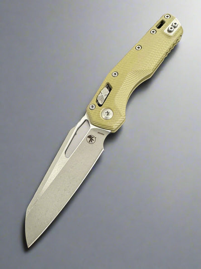 Microtech Knives MSI RAM LOK OD Green G-10 & M390MK Apocalyptic Standard 210-10 APFLGTOD