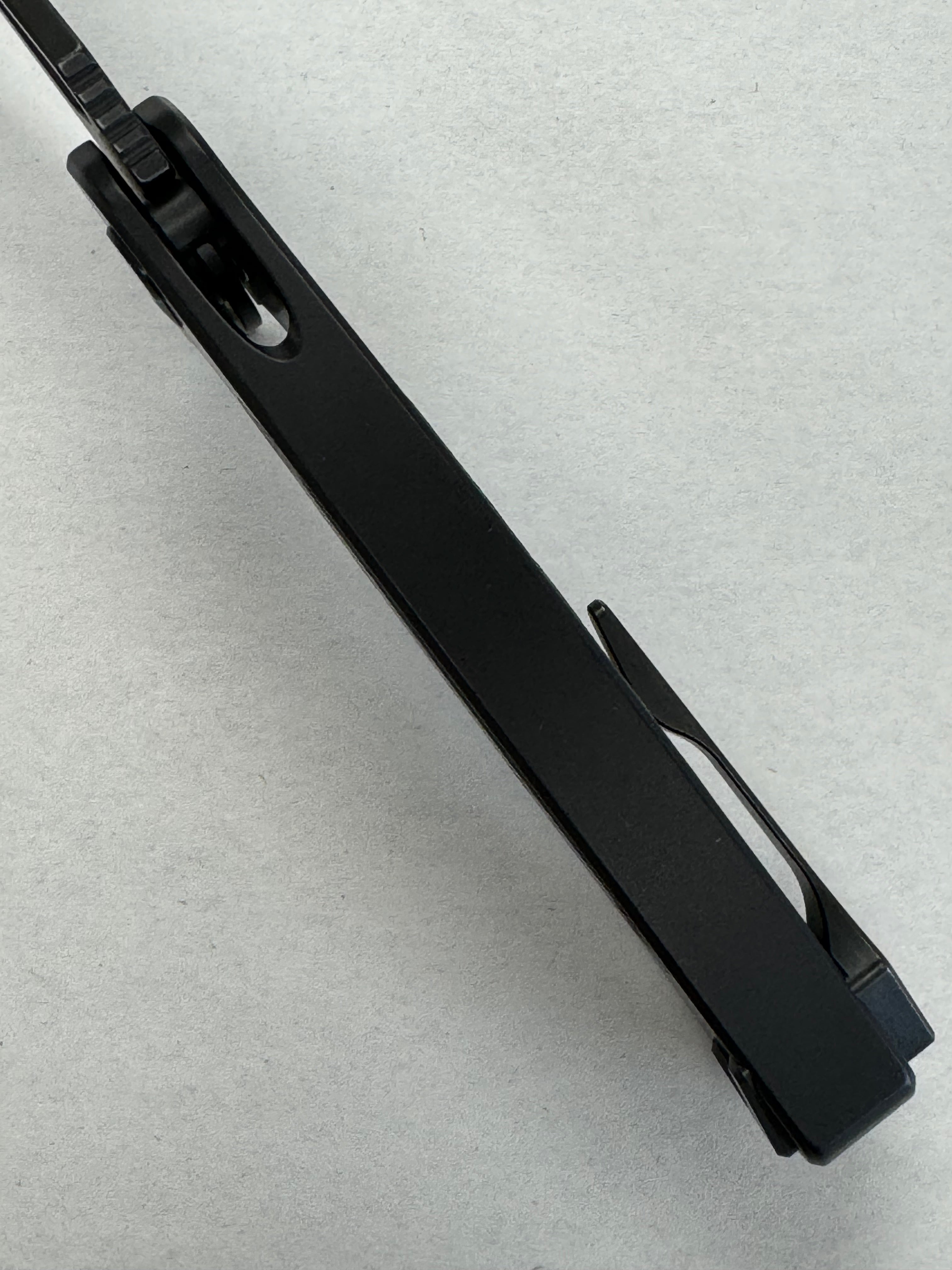 Dead Reckon Knives Ridgeback - 80s Camo Carbon in Series 2 Black Aluminum - WharnCleaver 3V SbNi - Button Lock - RB-2332-37 BR OP Exclusive