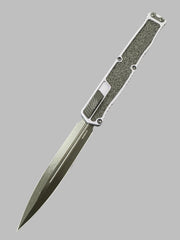 Heretic Knives Cleric II 2 Gray & DLC Double Edge Magnacut H020-6A-GRY