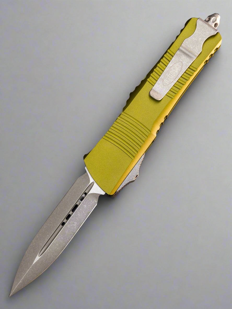 Microtech Combat Troodon D/E OD Green Apocalyptic 142-10APOD