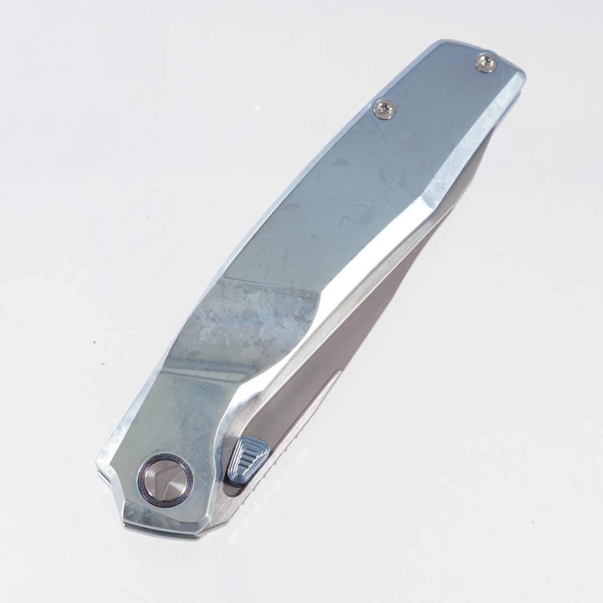 FerraMonster Astrome - Blue Crystalized Titanium - Hand Rubbed Satin S90V - FM23009-E
