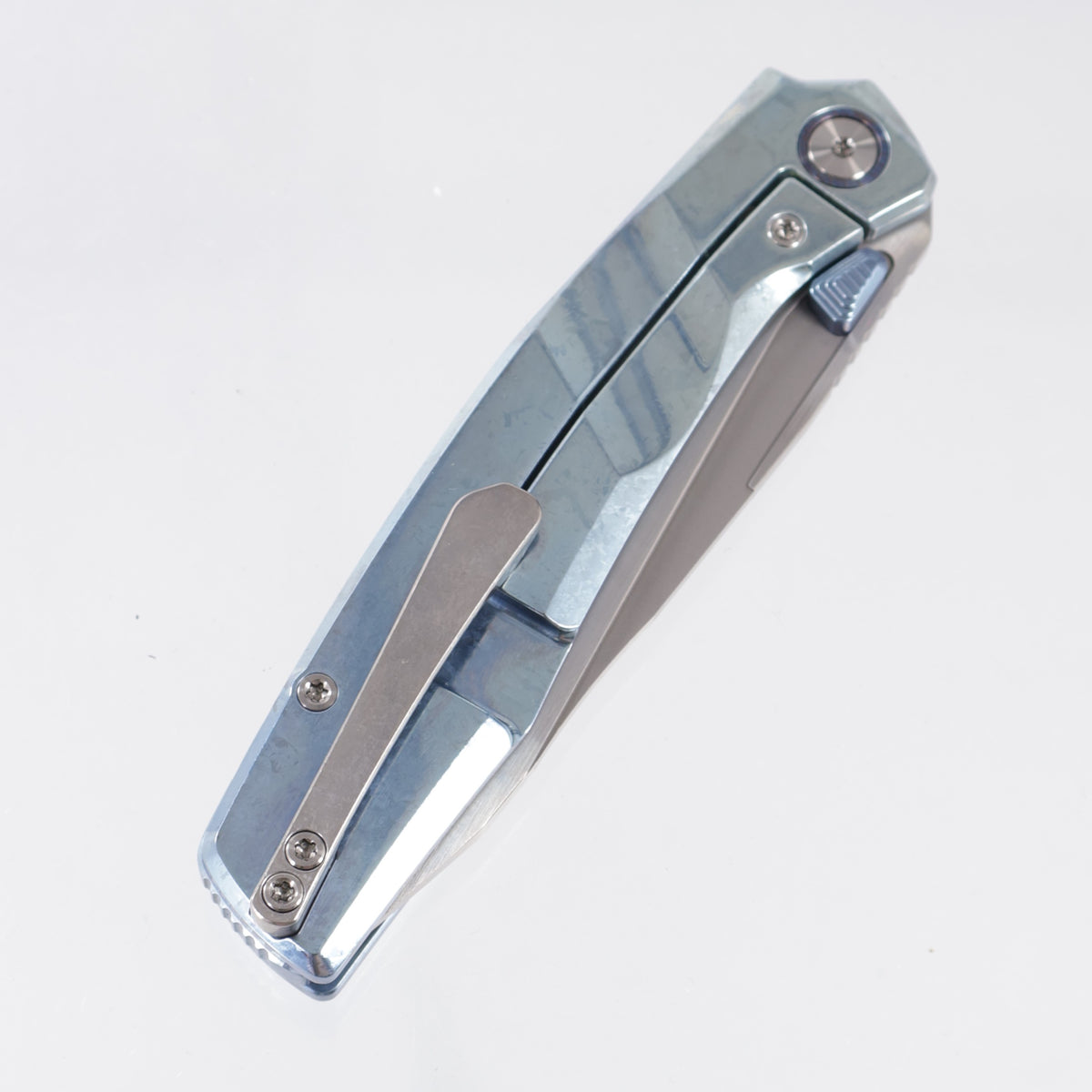 FerraMonster Astrome - Blue Crystalized Titanium - Hand Rubbed Satin S90V - FM23009-E