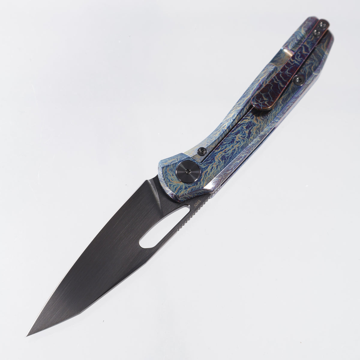 FerraMonster Xandros - Lightning Ano Titanium - Hand Rubbed Satin DLC S90V - FM23007-D
