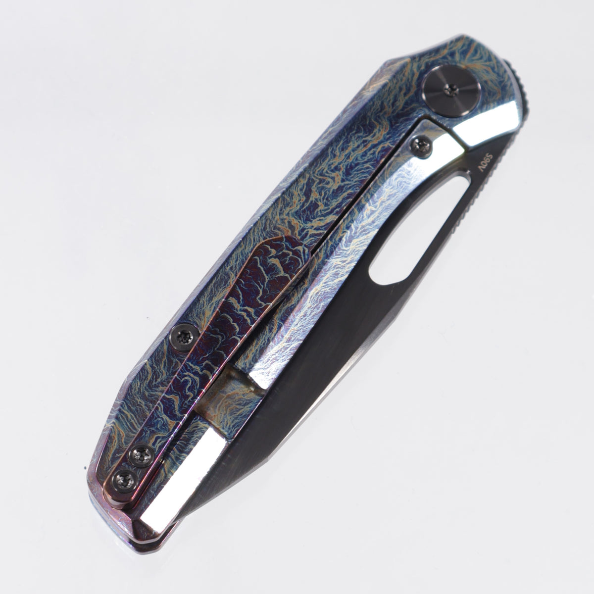 FerraMonster Xandros - Lightning Ano Titanium - Hand Rubbed Satin DLC S90V - FM23007-D