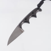 Alan Folts Minimalist Wharncliffe - Carbon Fiber Scales - Tumbled CPM-154