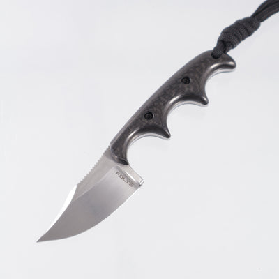 Alan Folts Minimalist Bowie - Carbon Fiber Scales - Hand Rubbed Satin CPM-154
