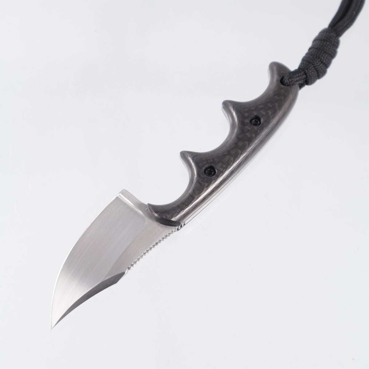 Alan Folts Minimalist Bowie - Carbon Fiber Scales - Hand Rubbed Satin CPM-154