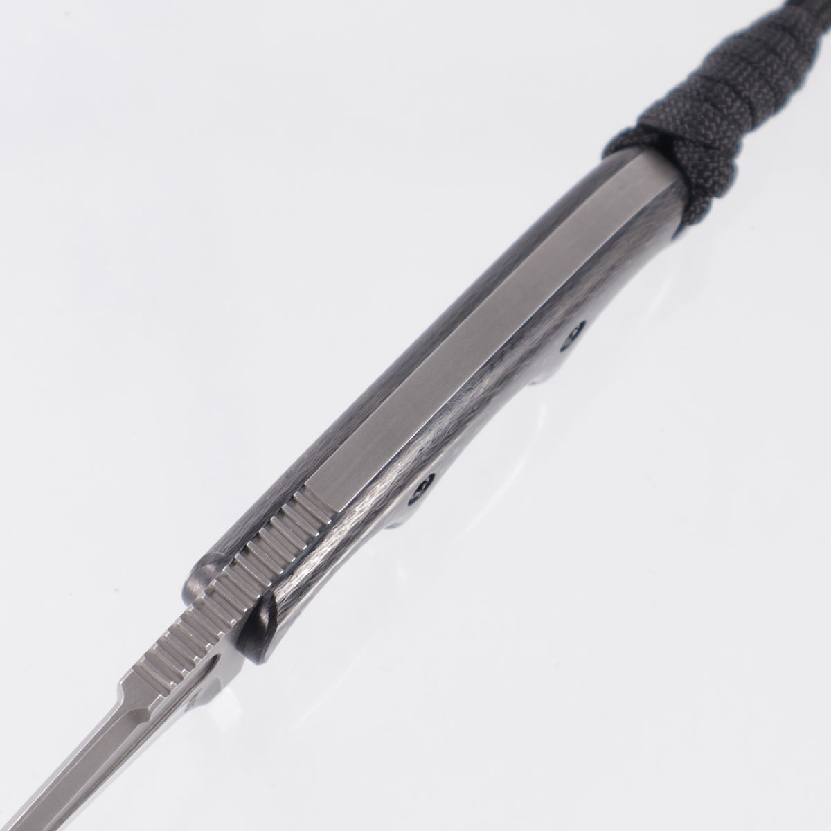 Alan Folts Minimalist X2 Recurve Tanto - Carbon Fiber Scales - Tumbled CPM-154