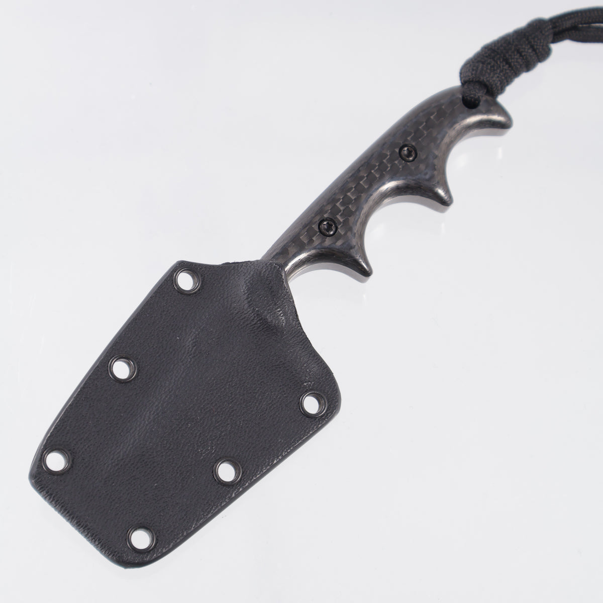 Alan Folts Minimalist X2 Recurve Tanto - Carbon Fiber Scales - Tumbled CPM-154