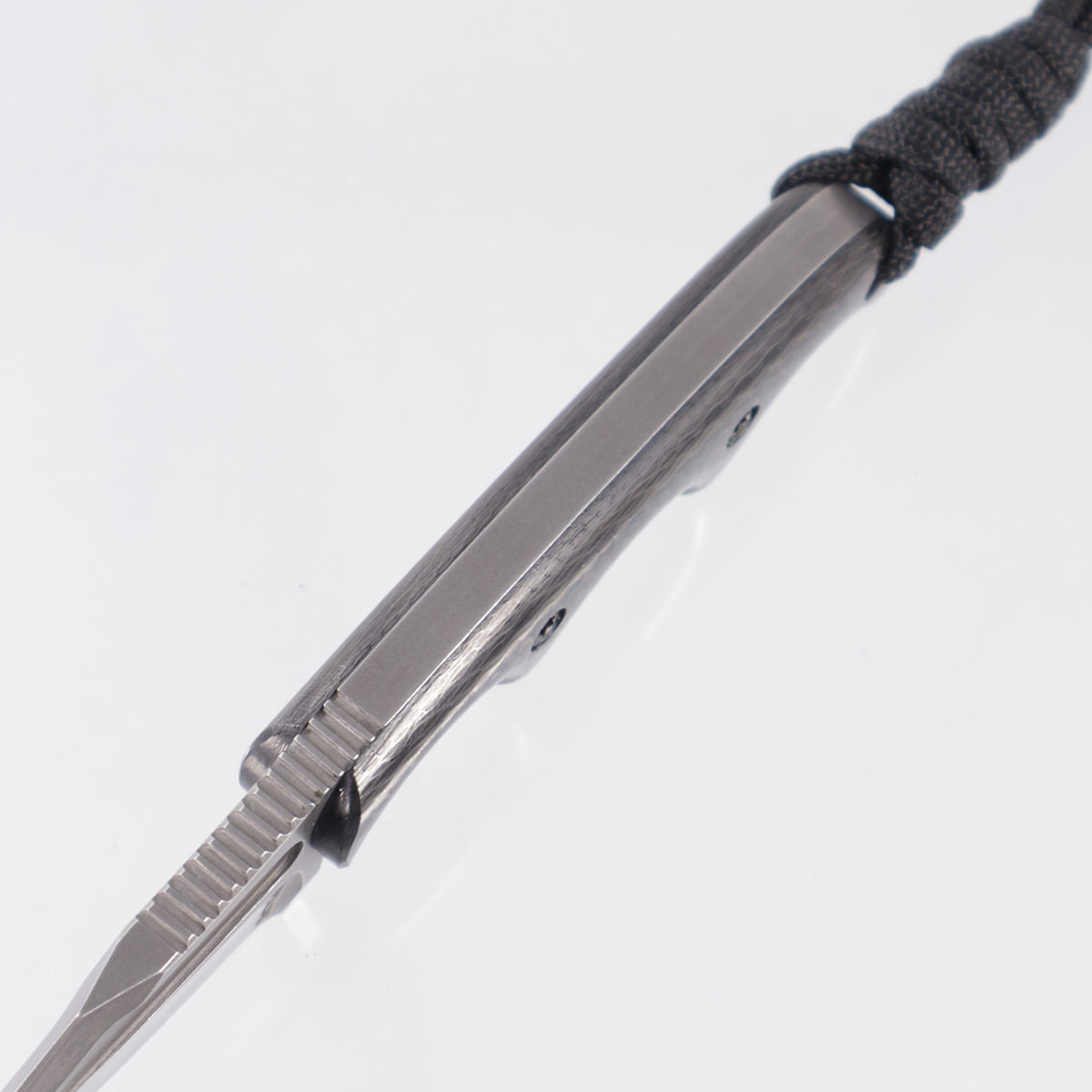 Alan Folts Minimalist X2 Bowie - Carbon Fiber Scales - Tumbled CPM-154