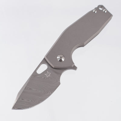 Fox Knives Suru - Stonewash Titanium - Damasteel - FX-526 DTI