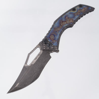 G-Werks Backstrom - Twill Carbon Fiber w/ Dumpster Fire Inlays - Shell Shock 3V Sean Marfione Slum Grind