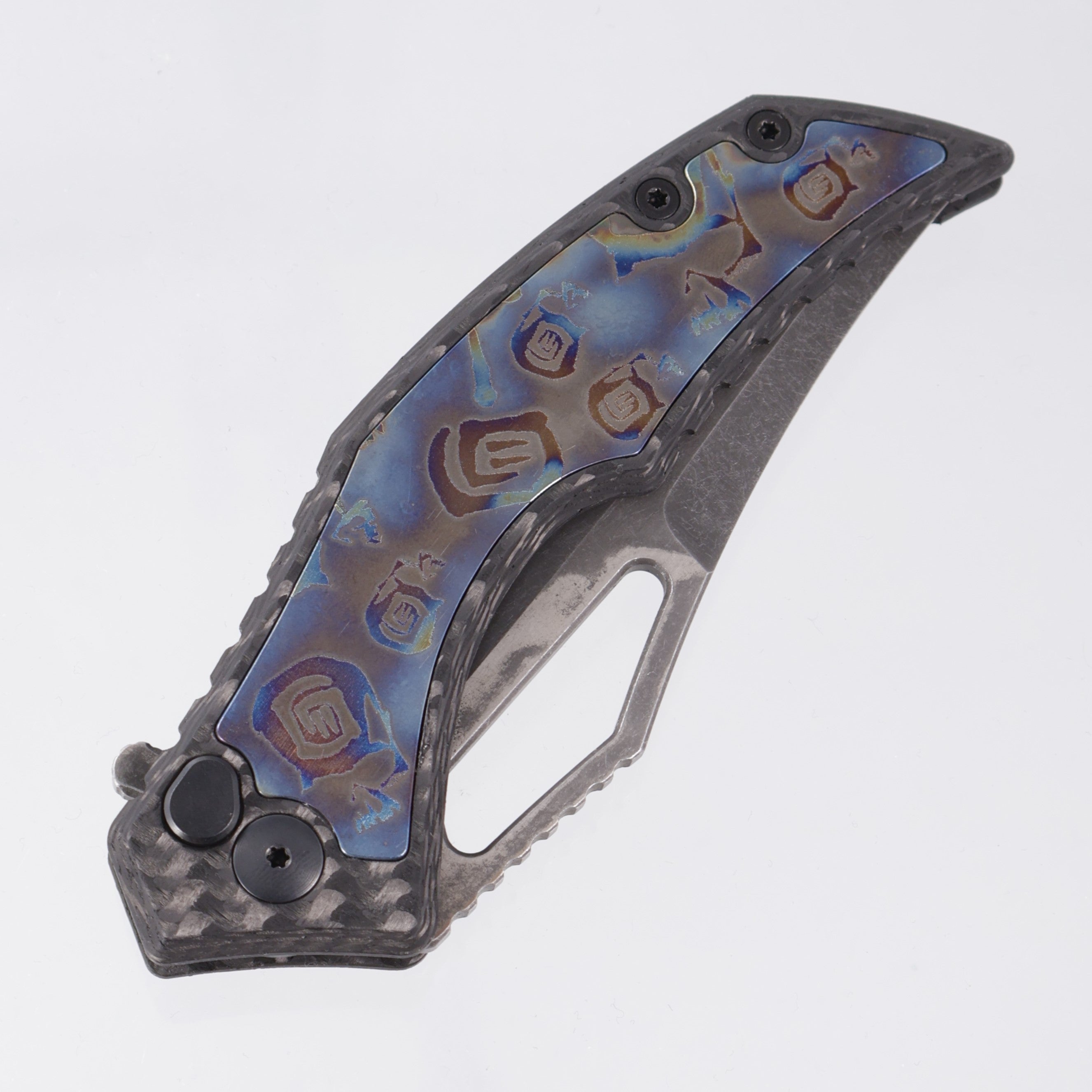 G-Werks Backstrom - Twill Carbon Fiber w/ Dumpster Fire Inlays - Shell Shock 3V Sean Marfione Slum Grind