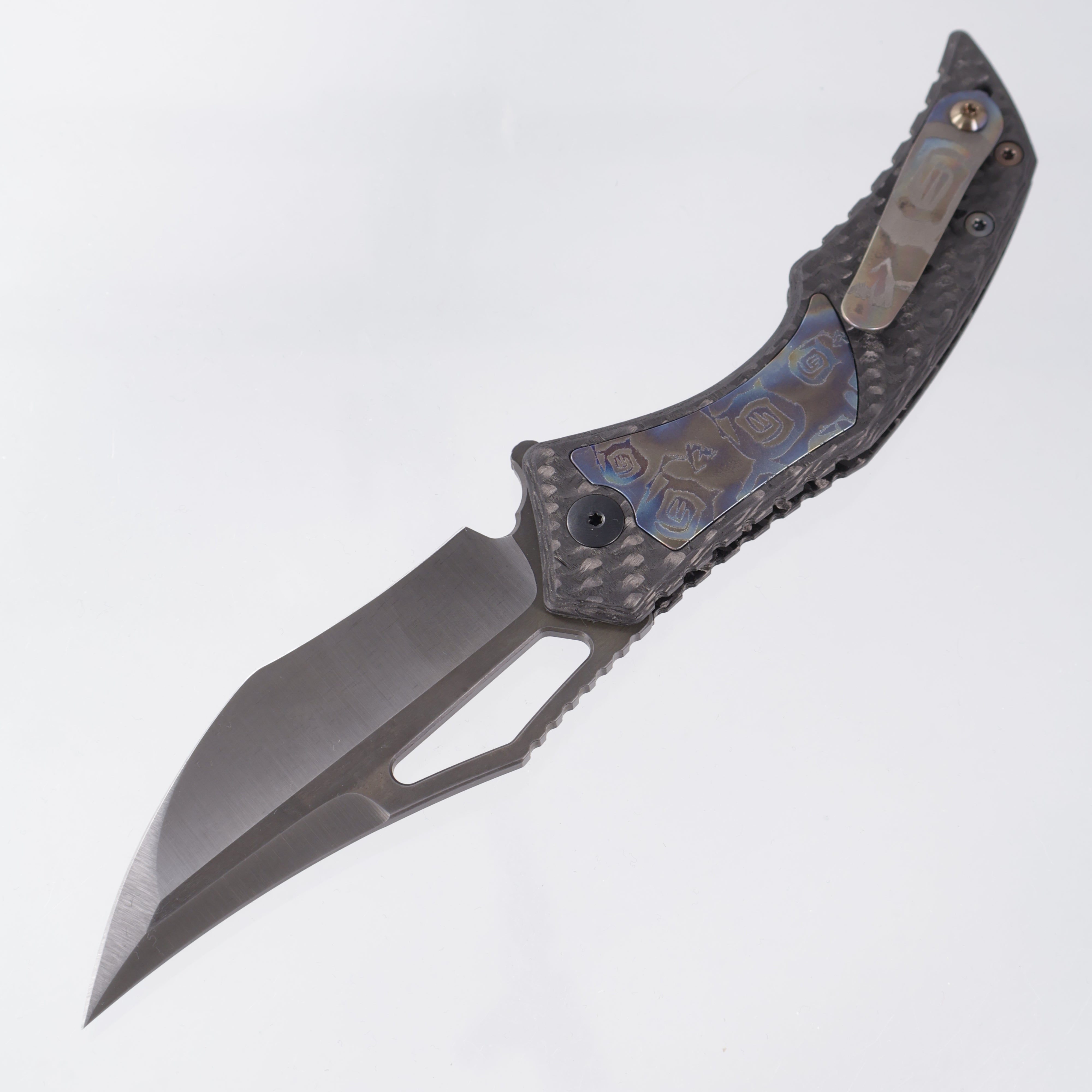 G-Werks Backstrom - Twill Carbon Fiber w/ Dumpster Fire Inlays - Shell Shock 3V Sean Marfione Slum Grind