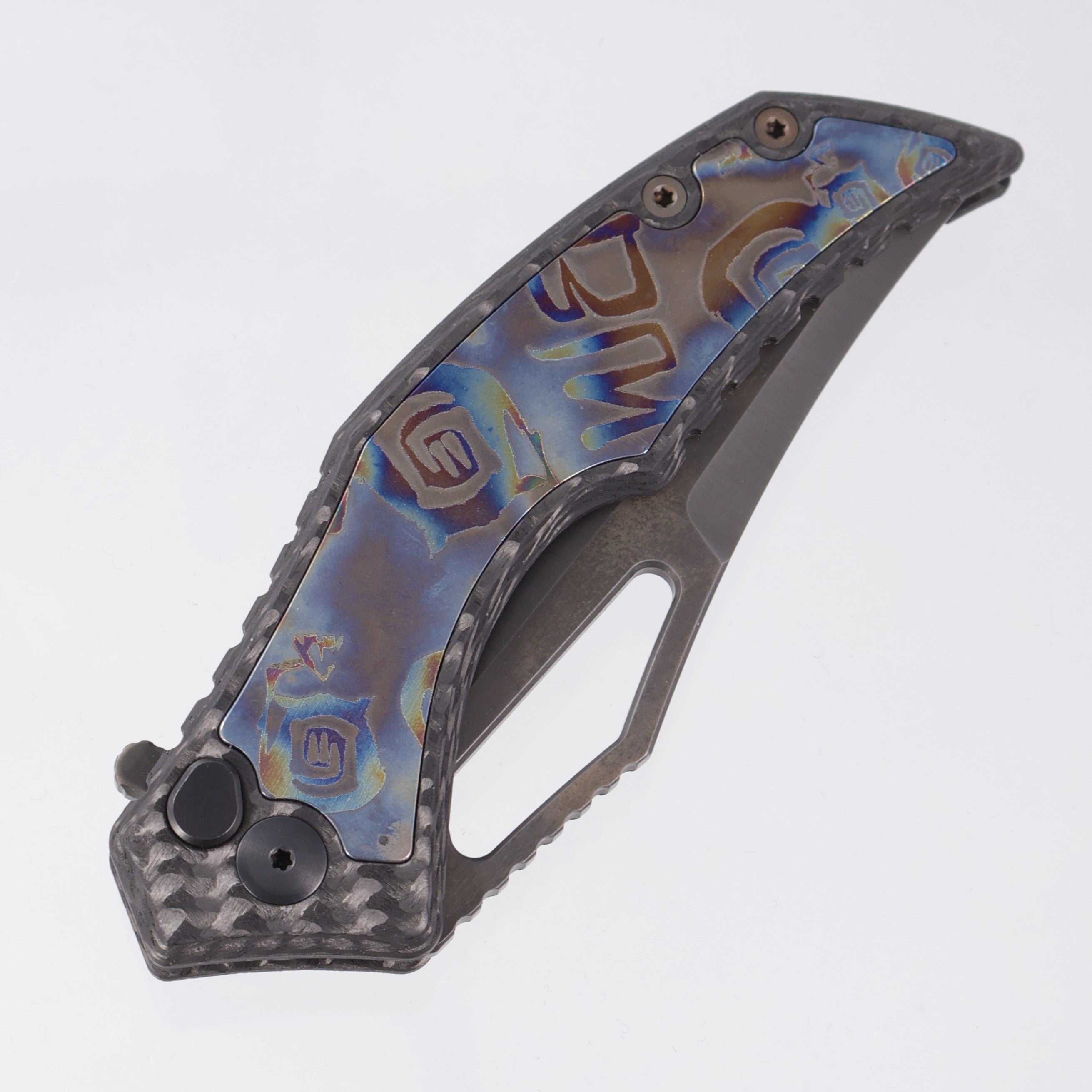 G-Werks Backstrom - Twill Carbon Fiber w/ Dumpster Fire Inlays - Shell Shock 3V Sean Marfione Slum Grind