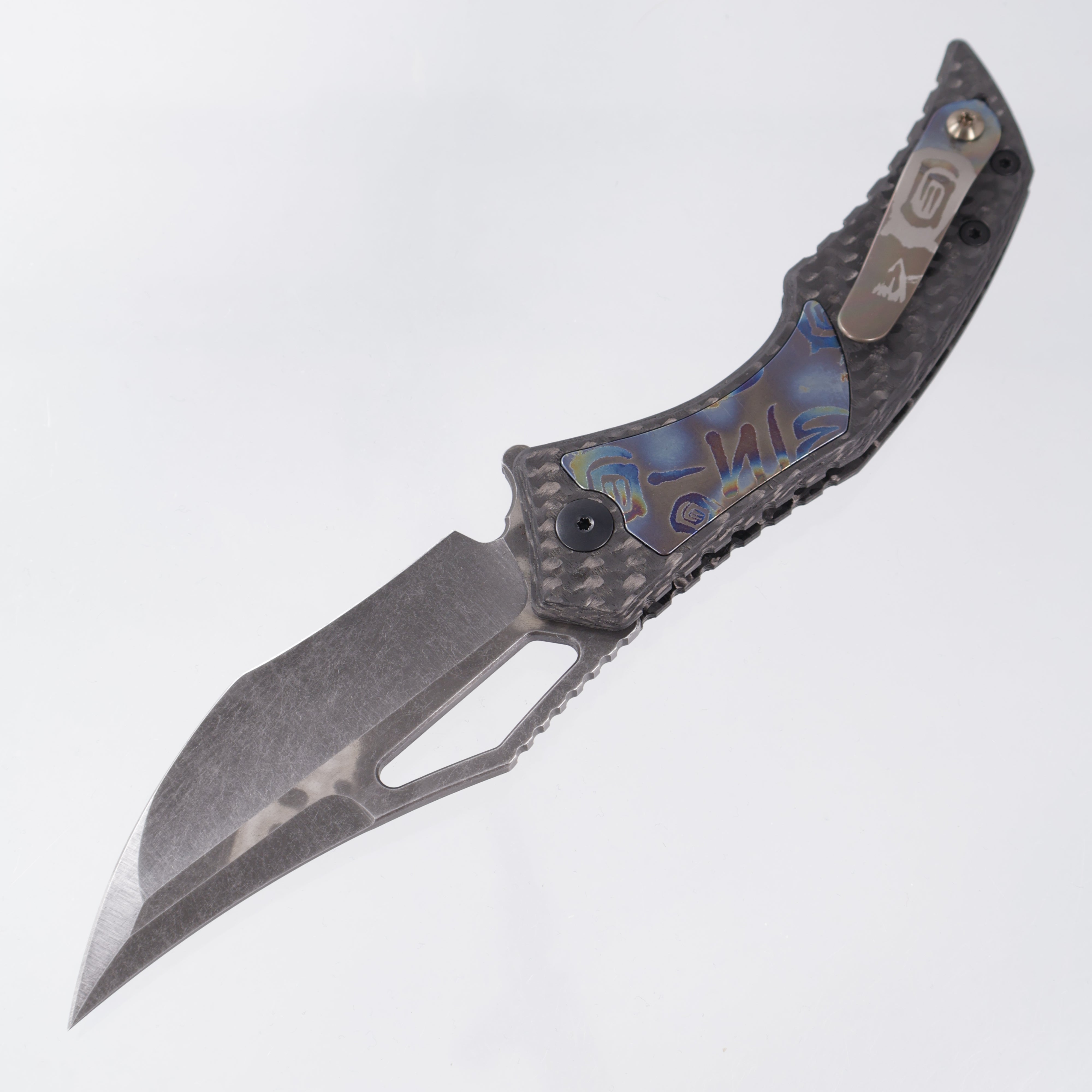 G-Werks Backstrom - Twill Carbon Fiber w/ Dumpster Fire Inlays - Shell Shock 3V Sean Marfione Slum Grind