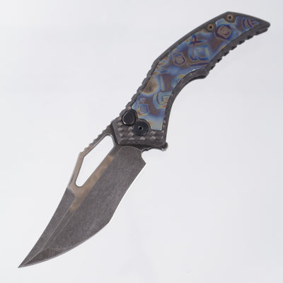 G-Werks Backstrom - Twill Carbon Fiber w/ Dumpster Fire Inlays - Shell Shock 3V Sean Marfione Slum Grind